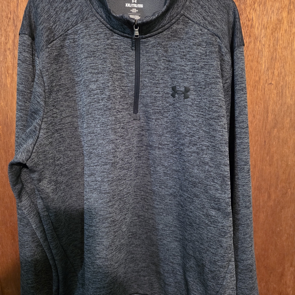 Under Armour Men's Quarter-Zip Pullover - Dark Gray Heather